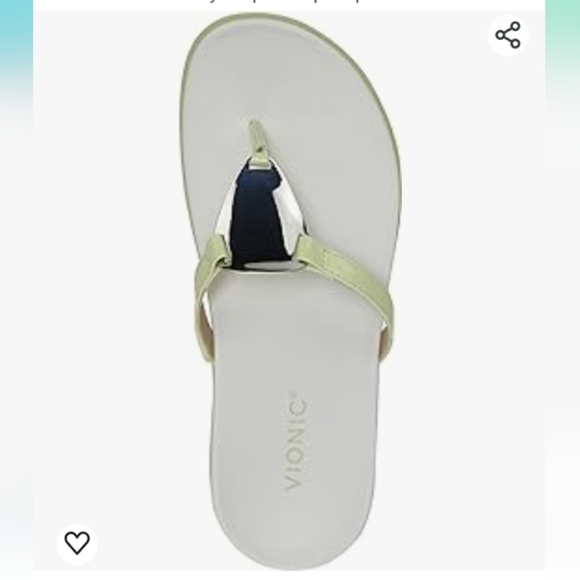 Vionic Women's Raysa Sport Flip Flop Sandal Lime Green NWOT Size 11 - Picture 2 of 8